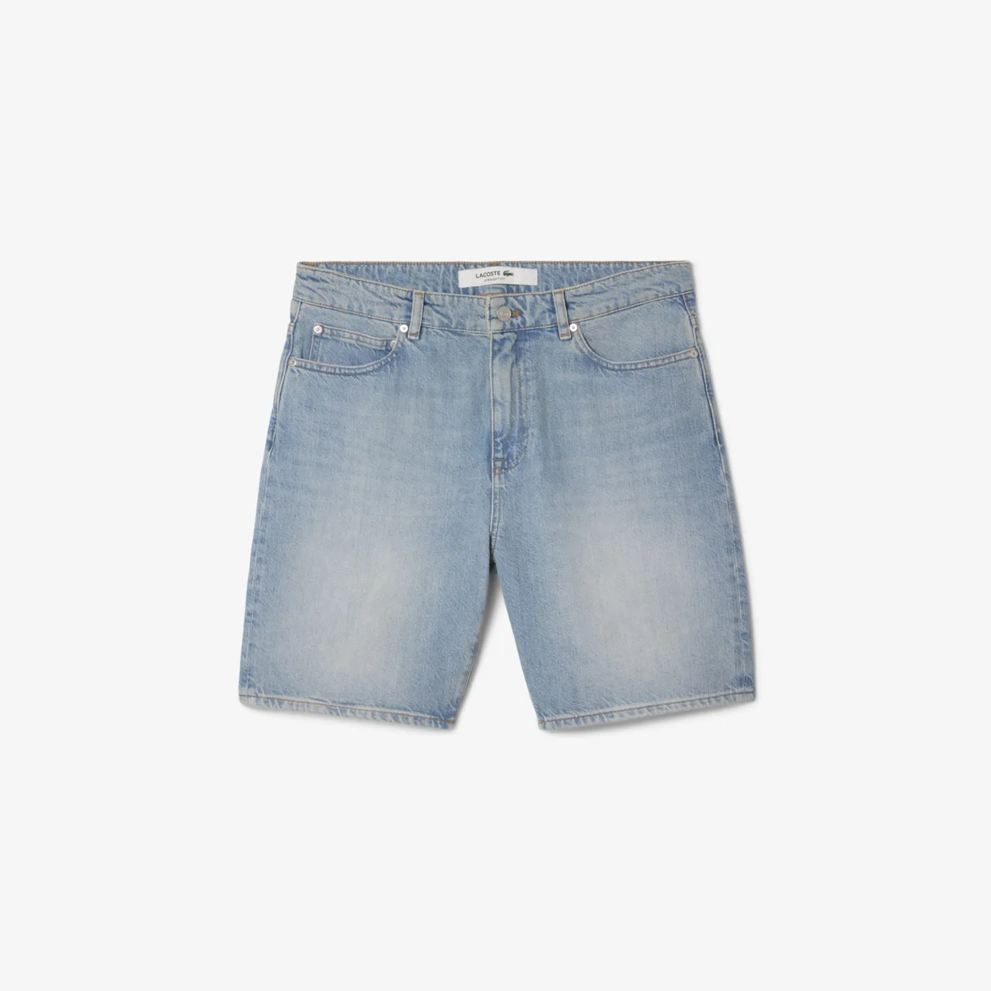 Straight Fit-Bermudashorts aus Denim