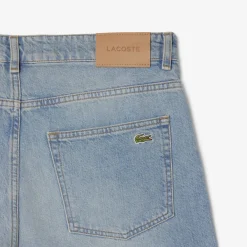 Straight Fit-Bermudashorts aus Denim