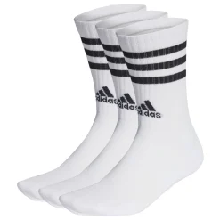 3-Streifen Cushioned Crew Socken, 3 Paar