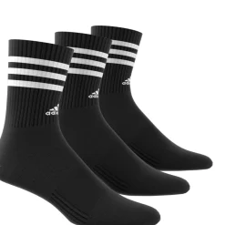 3-Streifen Cushioned Crew Socken, 3 Paar