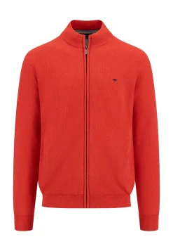 Strickjacke Stehkragen Structure