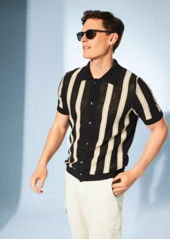 Strick Poloshirt