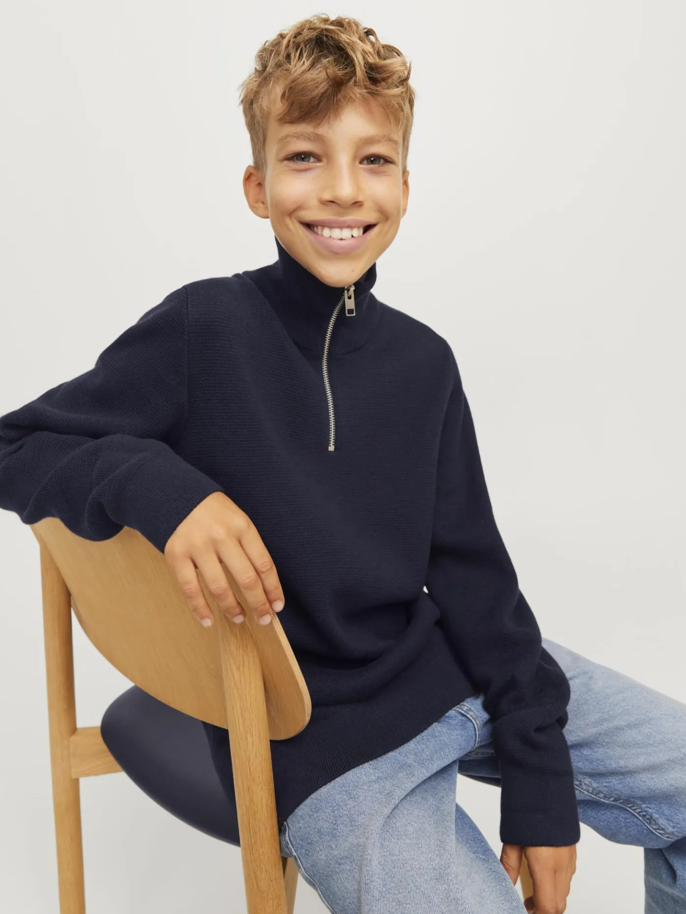 Strickpullover JPRBLAMILANO HALF ZIP