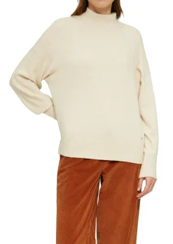 Strickpullover im Relaxed Fit mit Stehkragen