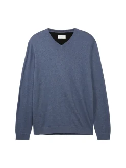 Strickpullover mit V-Ausschnitt
