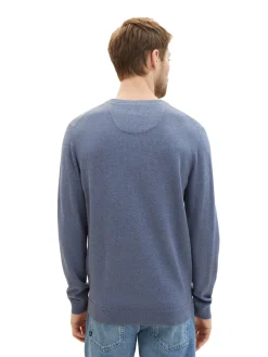Strickpullover mit V-Ausschnitt