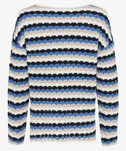 Strickpullover mit Zopfmuster