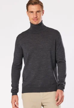 Strickpullover Rollkragen Merino