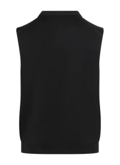 Strickweste geknöpft