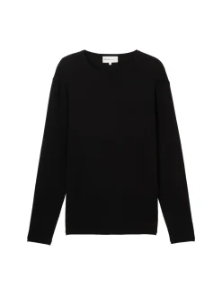 Strukturierter Pullover