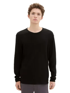 Strukturierter Pullover