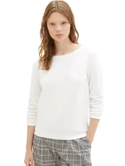 Strukturiertes Sweatshirt