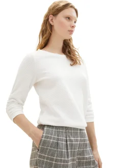 Strukturiertes Sweatshirt