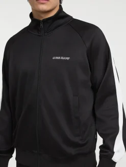 Sweatjacke mit seitlichem Kontraststreifen