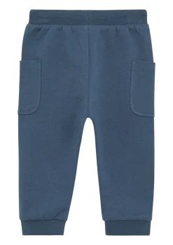 Sweatpants mit aufgesetzten Taschen und Frontprint