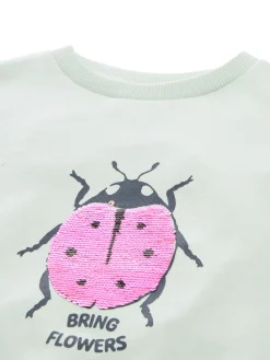 Sweatshirt mit Wendepailletten
