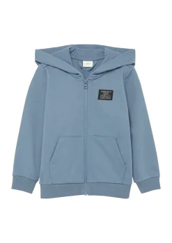 Sweatshirt-Jacke mit Kapuze und Kängurutasche