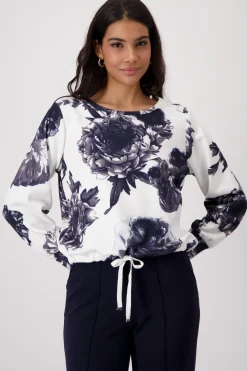 Sweatshirt mit Blumenmuster