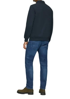 Sweatshirt mit Frontprint und Snood-Kragen