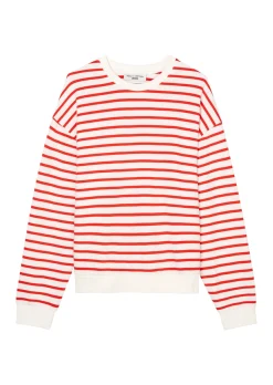 Sweatshirt mit Streifen
