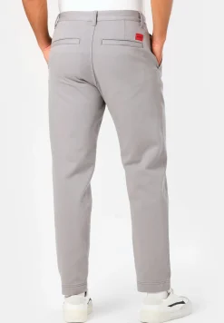 Tapered-Fit Hose aus Baumwoll-Twill mit mittlerer Bundhöhe