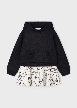 2-teiliges Set Sweatshirt und Rock
