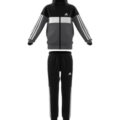 Tiberio 3-Streifen Colorblock Shiny Kids Trainingsanzug