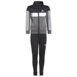 Tiberio 3-Streifen Colorblock Shiny Kids Trainingsanzug