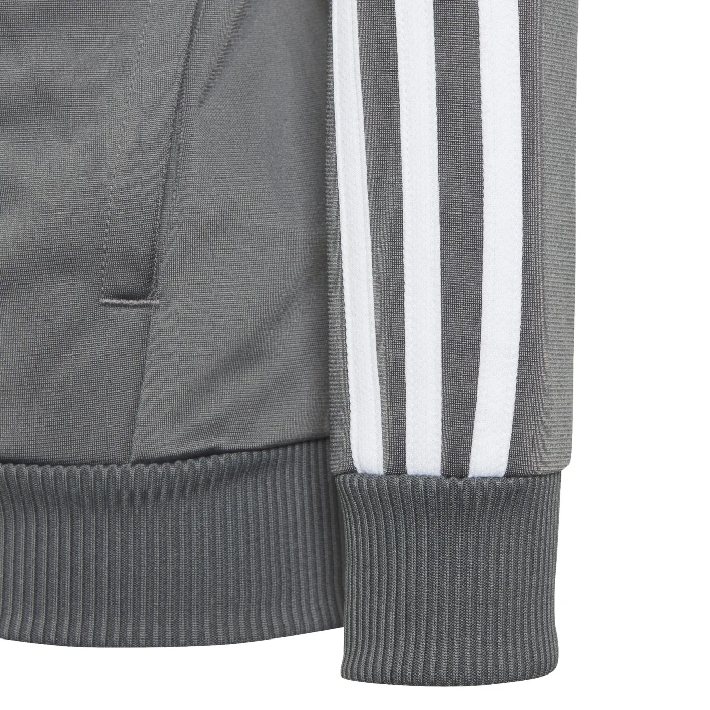 Tiberio 3-Streifen Colorblock Shiny Kids Trainingsanzug