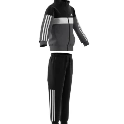 Tiberio 3-Streifen Colorblock Shiny Kids Trainingsanzug