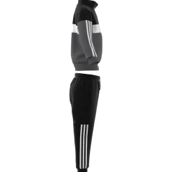 Tiberio 3-Streifen Colorblock Shiny Kids Trainingsanzug