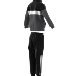 Tiberio 3-Streifen Colorblock Shiny Kids Trainingsanzug