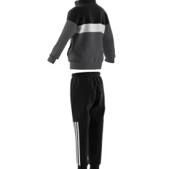 Tiberio 3-Streifen Colorblock Shiny Kids Trainingsanzug