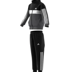 Tiberio 3-Streifen Colorblock Shiny Kids Trainingsanzug