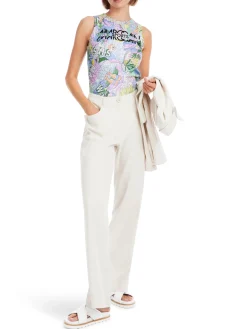 Top mit Allover-Muster