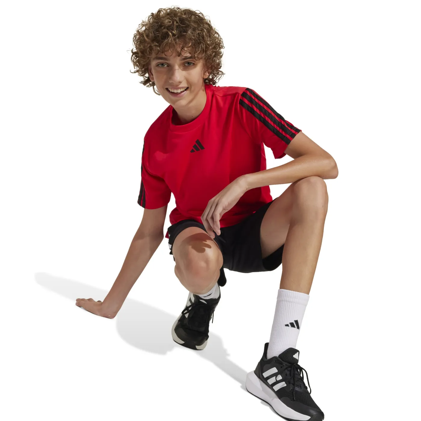 Train Essentials 3-Streifen Kids T-Shirt