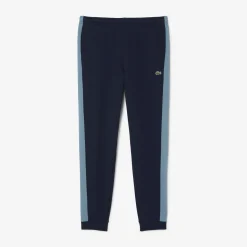 Trainingshose mit zulaufenden Beinen und Colorblock-Design