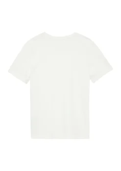 T-Shirt aus Baumwolle mit kleinem Schriftprint