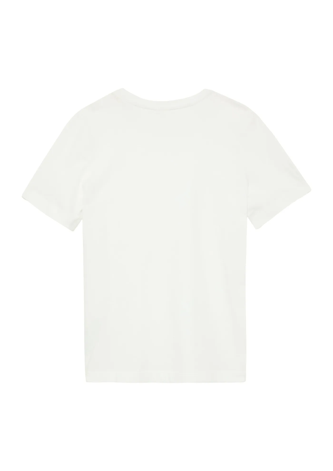 T-Shirt aus Baumwolle mit kleinem Schriftprint
