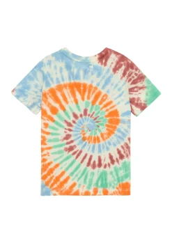 T-Shirt aus Baumwolle mit Tie Dye