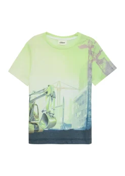T-Shirt aus Jersey mit All-over-Print