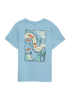 T-Shirt mit Front- und Rückenprint