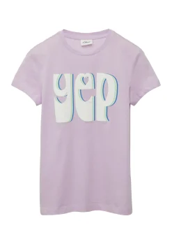 T-Shirt mit Frontprint im Loose Fit