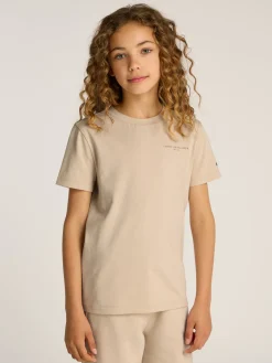 T-Shirt mit Logo und Rundhalsauschnitt