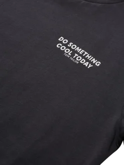 T-Shirt mit Print am Rücken