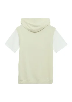 T-Shirt mit Print- und Kontrastdetails