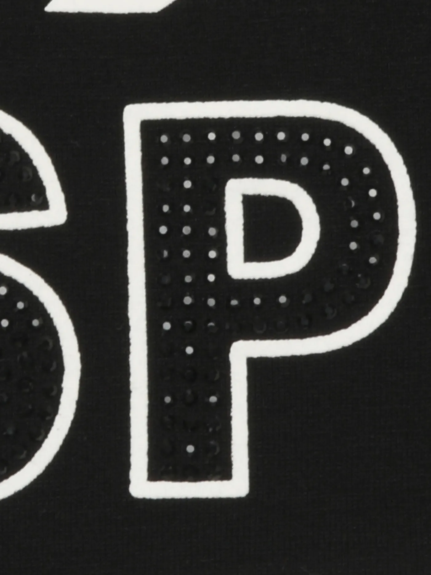 T-Shirt mit Rundhals und Strass