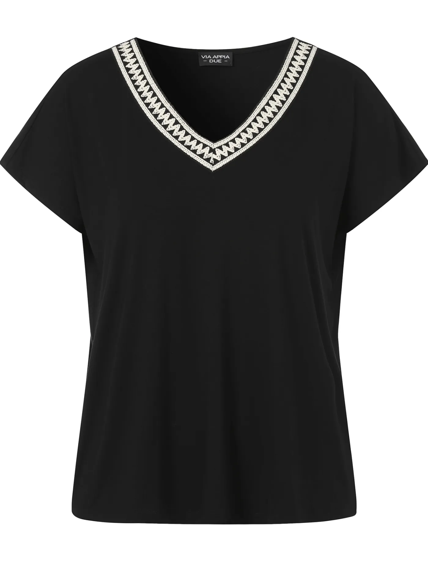 T-Shirt mit V-Ausschnitt