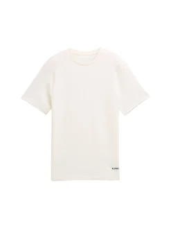 T-Shirt mit Waffelstruktur