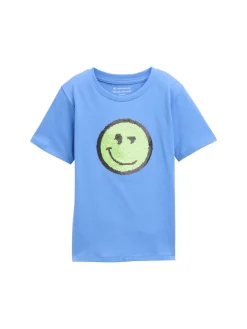 T-Shirt mit Wendepailletten